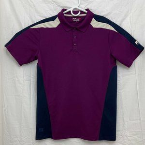 Fila Sport Golf Short Sleeve Polo Shirt Unisex S Purple